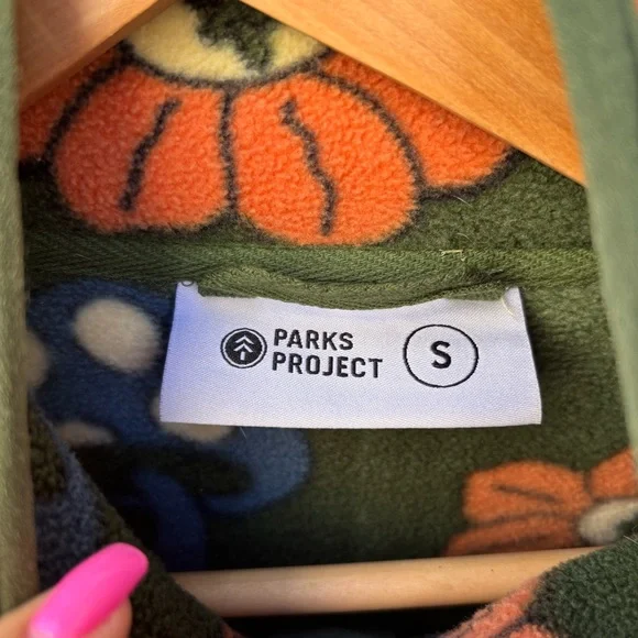 Parks Project Mushroom Fleece Pullover Small - Picture 3 of 9